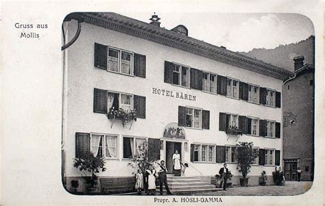 Mollis Hotel Bären A Hösli Gamma 1921