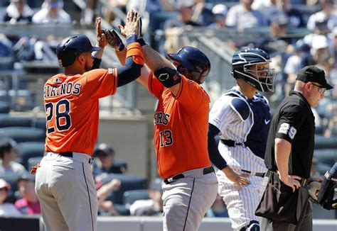 MLB Astros Snap Seven Game Losing Streak With Win Over Yankees