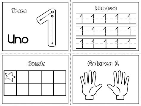 Fichas Para Remarcar Y Colorear Los Números 1 10 Mis Recursos Didácticos