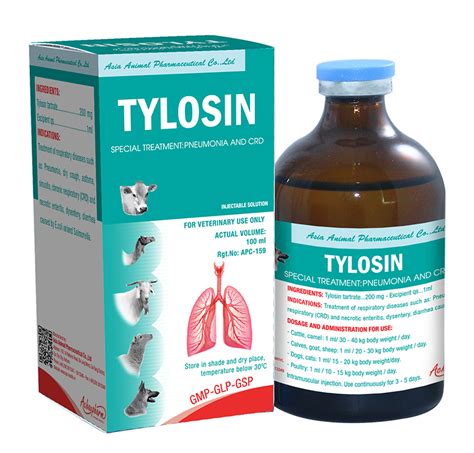 Tylosin Injection 100ml Vitamin Vet