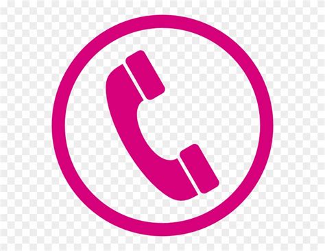 Download Telephone Clipart Clip Art Pink Phone Icon For Business Card