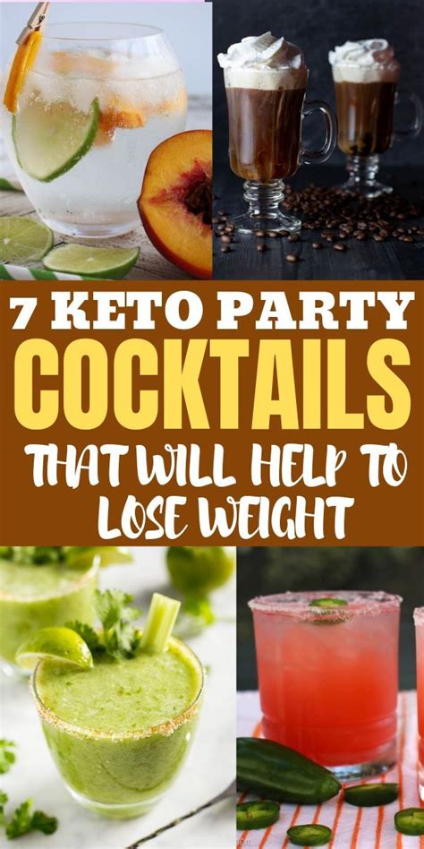 If you choose to drink, stick to the low carb alcohol options shared above. Keto low carb cocktails (With images) | Low carb cocktails ...