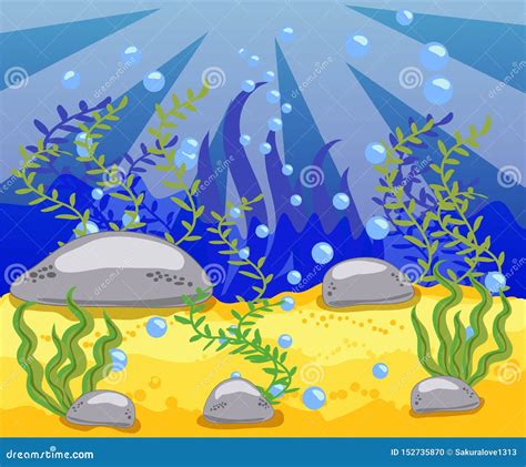 The Beauty Of Underwater Life With Different Animals And Habitats Stock