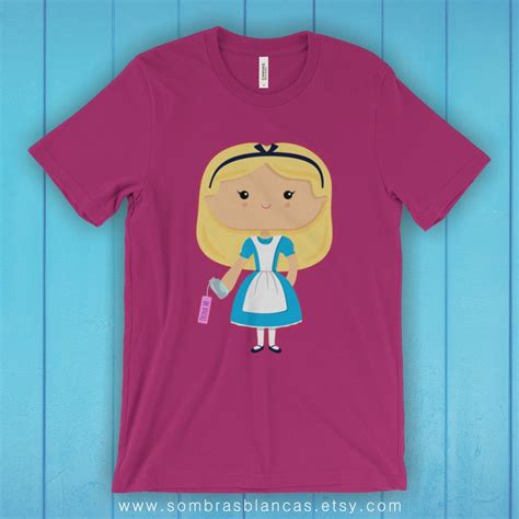 Alice In Wonderland T Shirt Unisex Graphic T Shirt Womens T