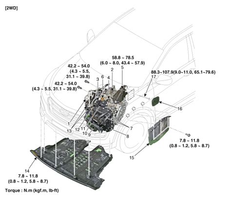 Hyundai Santa Fe Automatic Transaxle Components And Components