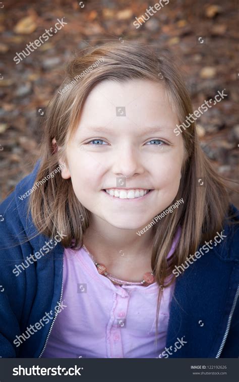 Beautiful Preteen Girl Blue Eyes Blonde Stock Photo 3876 The Best