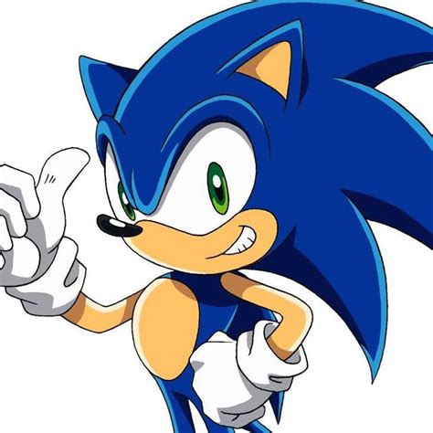 Sonic Having The Thumbs Up Sonic Sonic Birthday Sonic The Hedgehog