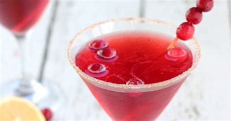 20 celebratory cocktails for the holiday season frugal. Cranberry Bourbon Martini | Our State | Christmas martini ...