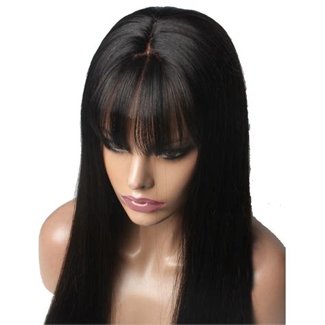 Jesvia Hair 13x4 Lace Front Human Hair Wigs Pre Plucked With Bang Braz