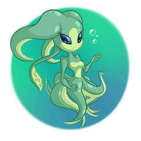 Alien Cephalopod Girl — Weasyl