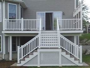 Deck Stairs With Landing Porch Design Ideas And Decors 2019 Deck Ideas