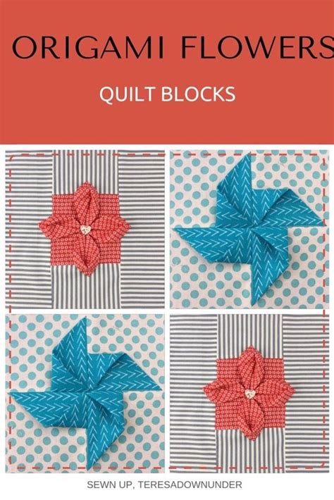 Null Origami Quilt Blocks Pinwheel Quilt Block Quilt Block Patterns