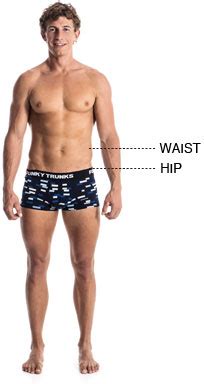 Hold a cloth tape measure on one hip. Size Guide