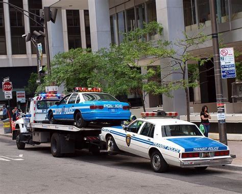 Old Nypd Nypd Tow Truck With 1996 Chevrolet Caprice And 1989
