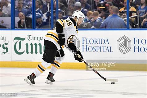 Boston Bruins Defender Matt Grzelcyk Looks To Shoot During The Third
