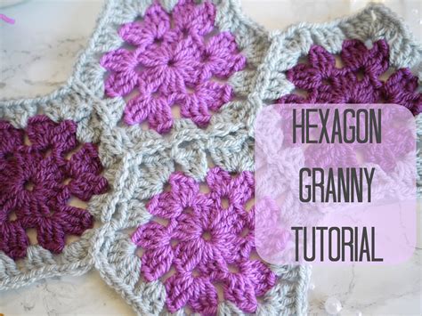 Crochet Hexagon Granny Tutorial Bella Coco