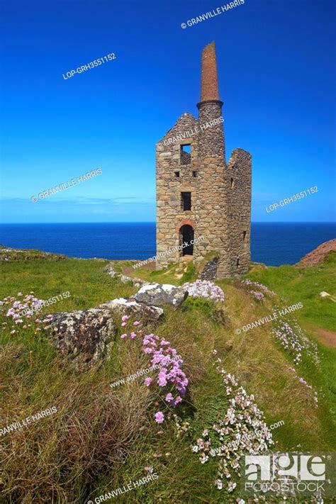 England Cornwall Botallack Remains Of A Botallack Tin Mine Building