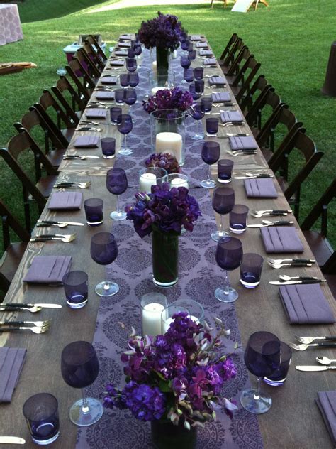 Pin By Megan Gallagher On Pretty Oh So Pretty Purple Wedding Theme Purple Reception