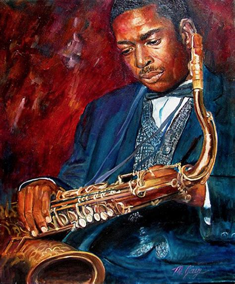 John Coltrane Jazz Painting Jazz Art Music Painting