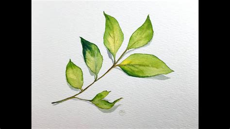 Leaf Art Watercolor