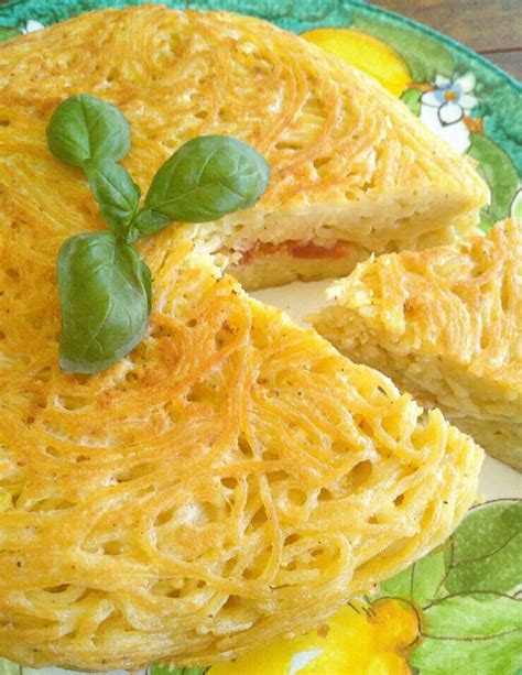 Spaghetti Omelette Frittata Di Pasta Campania Style Our Edible Italy