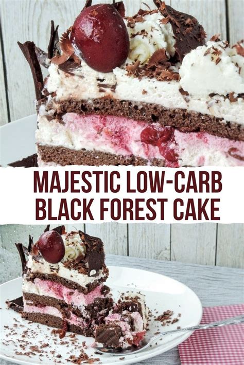 Majestic Low Carb Black Forest Cake My Sweet Keto Keto Dessert