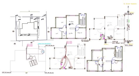 2 Bhk House Electrical And Plumbing Plan Dwg File Cadbull