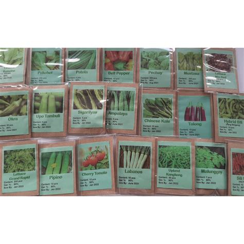 20 Vegetables Seeds Variety P25pack High Quality And Germination