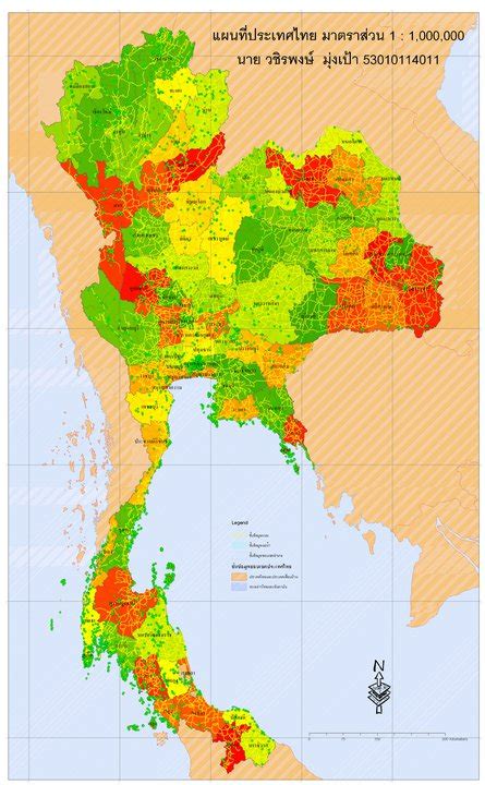 ภูมิศาสตร์ มมส.: แผนที่ประเทศไทย