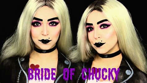 Bride Of Chucky Halloween Makeup Tutorial Youtube