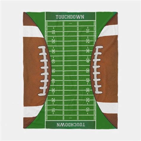 Unique Football Field Football Blanket