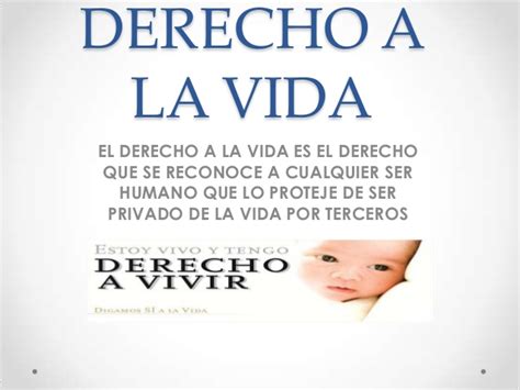 The concept of a right to life arises in debates on issues of capital punishment, war, abortion, euthanasia, police brutality, justifiable homicide, and animal rights. Derecho a la vida arley