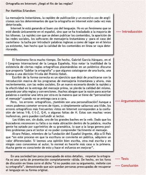 Estructura Del Texto Argumentativo Lengua 2 Lengua Pinterest