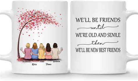 Amazon Gossby Custom Best Friend Mug Personalized Gift For