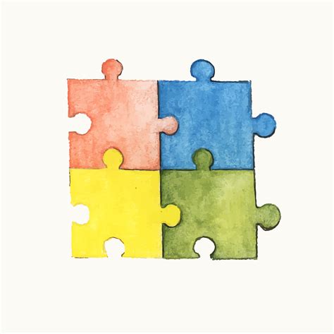 Illustration Of A Jigsaw Puzzle Download Free Vectors Clipart