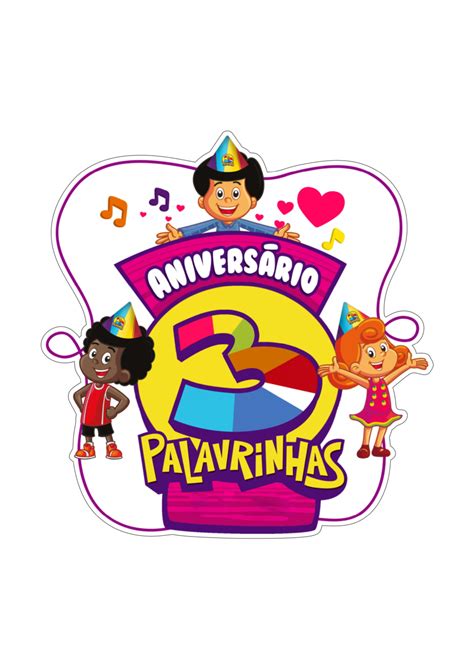 Personagens 3 Palavrinhas Para Imprimir