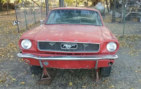 1966 Mustang Coupe Project No Reserve For Sale Photos Technical
