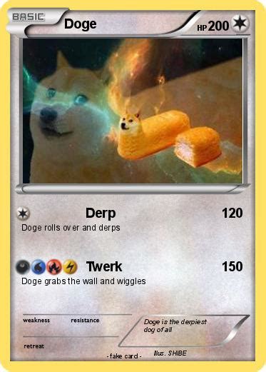 Pokémon Doge 117 117 Derp My Pokemon Card