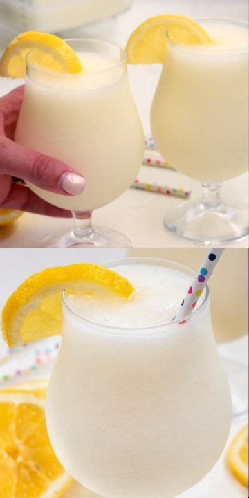 Boozy Frozen Lemonade Recipe Drinks Alcohol Recipes Alcohol Drink