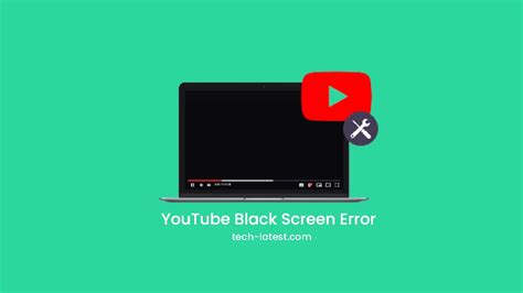 How To Fix Youtube Black Screen Error On Phone And Pc Techlatest