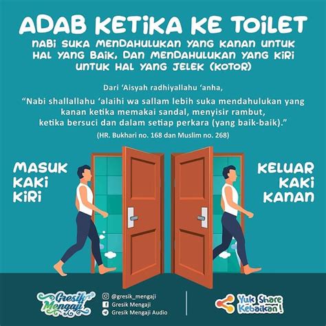 Selain untuk memberikan semangat, kata kata motivasi ini juga akan menyadarkan pembaca untuk terus mensyukuri nikmat kehidupan. Gambar Animasi Adab Masuk Toilet