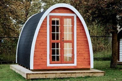 Flat Pack Glamping Camping Pod Kits For Sale Insulated Sauna Pods