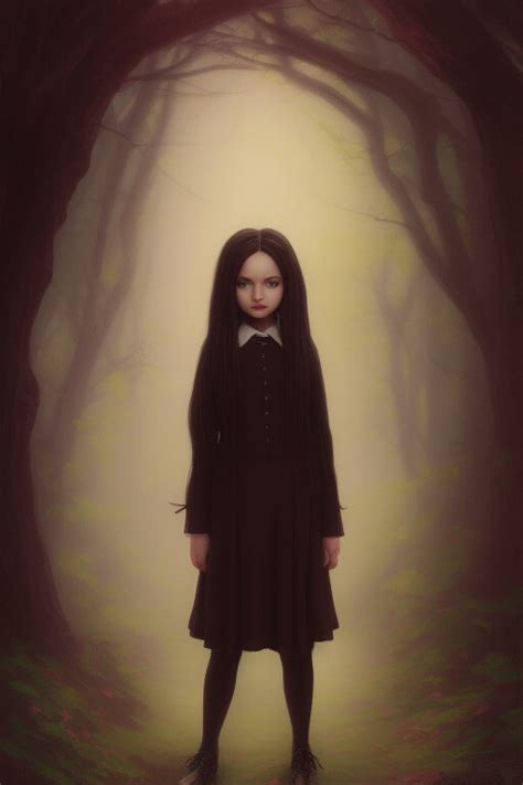 Artstation Wednesday Addams