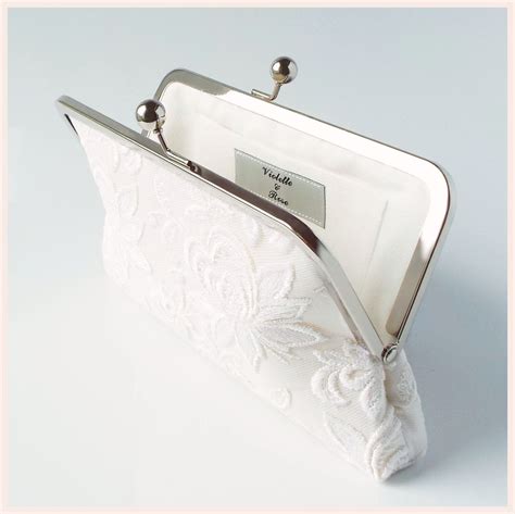 Bridal Clutch Ivory Lace Wedding Purse Bag For The Bride Etsy