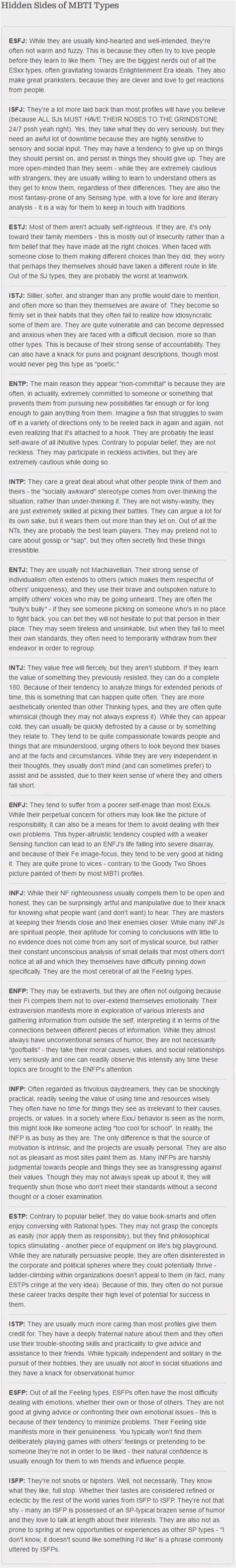 15 Accurate Descriptions Of The Myers Briggs Types Infj Infp Mbti