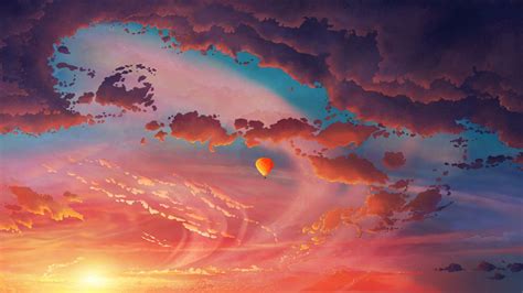 Cotton candy skies free mobile wallpaper background for iphone. Wallpaper air balloon, aerostat, art, clouds, sky, flight ...