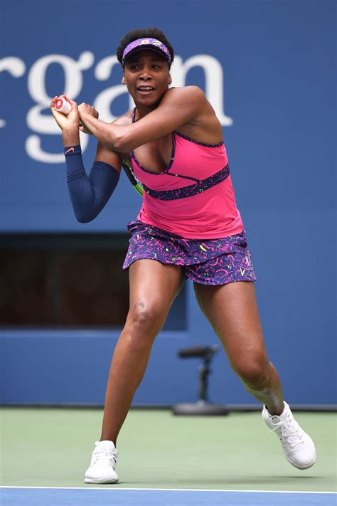 Since 1997 only missed once. VENUS WILLIAMS at 2018 US Open Tennis Tournament in New ...