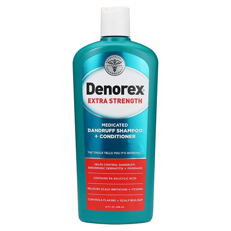Denorex Extra Strength Medicated Dandruff Relief Shampoo Plus