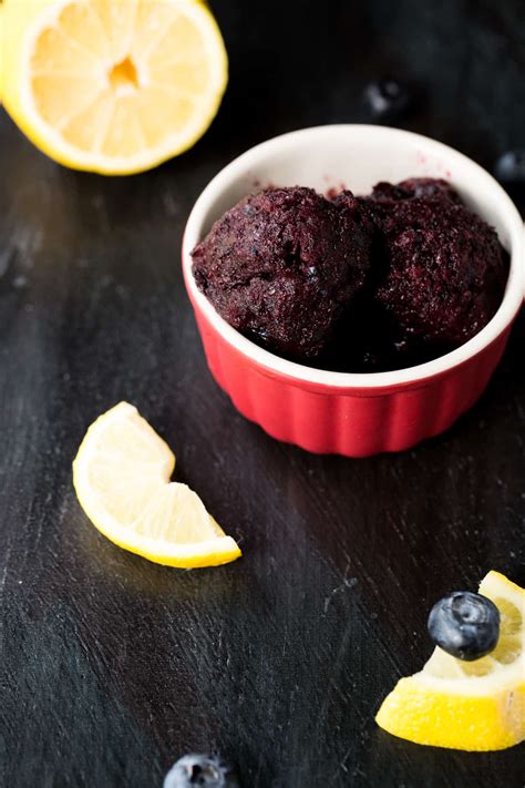Simple Sugar Free Blueberry Sorbet Recipe The Kindest Way