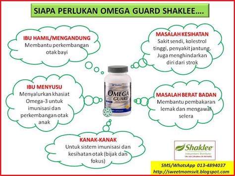 And we provide an income opportunity that can help you to live life on your own terms. Omega Guard Shaklee : Untuk Ibu Hamil, Ibu Menyusu, Kanak ...